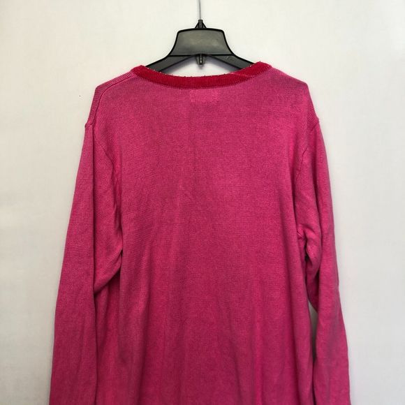 Quacker Factory Women Snowman Beads Embroidered Knit Sweater Size 1X M102 -20 - Picture 13 of 14